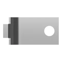 Caterpillar 38.00mm Diámetro Interno Solo Media Clip — vista en tres cuartos