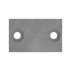 Caterpillar Single ROHRLEITUNG Half Saddle KLEMME — Dreiviertelansicht