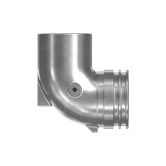Caterpillar 89mm İç Çapı Air Line Elbow — açılı görünüm