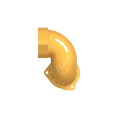 Caterpillar 3/8-16-2B Elbow — açılı görünüm