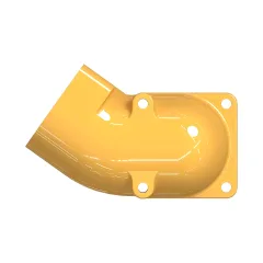 Caterpillar Water Lines Elbow Adapter — vue de trois quarts