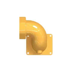Caterpillar Water Lines Elbow Adapter — Dreiviertelansicht