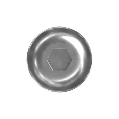 Caterpillar 3/8''-16 x 2'' Bouteilles à pointes Hex — vue de trois quarts