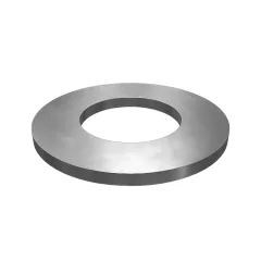 Caterpillar 4mm Thick Flat Hard Arandela — vista en tres cuartos
