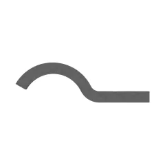 Caterpillar 34.00mm İç Sayfa Single Tube Half Clip — açılı görünüm
