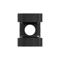 Caterpillar 1/4-28" Threaded Steel Yoke Rod End — açılı görünüm