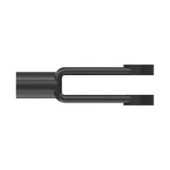 Caterpillar 1/4-28" Threaded Steel Yoke Rod End — açılı görünüm