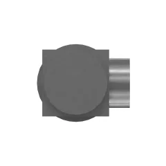 Caterpillar 34.93mm Hexagonal Tee Adapter — açılı görünüm