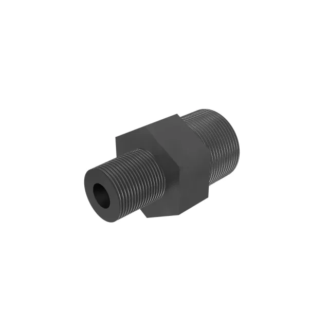 9/16-18 X 1/8-27 NPTF Hex Head Straight Adapter