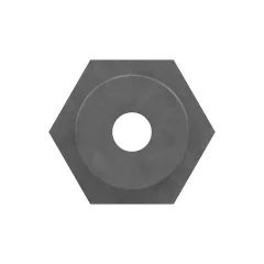 Caterpillar 15.88mm Hexagonal Fluid Carrying Adapter — three-quarter view