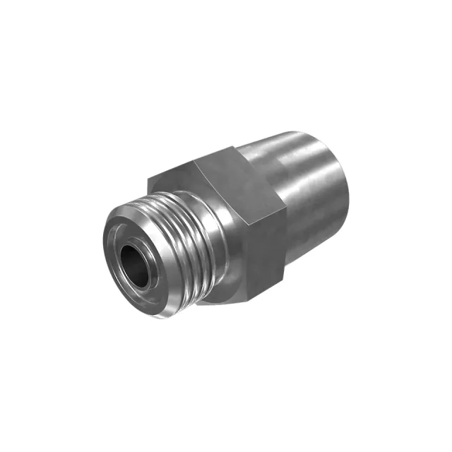 11/16-16 X 1/2-14 NPTF Hex Head Düz Adapt