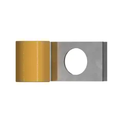Caterpillar Single Tube P Clip — açılı görünüm