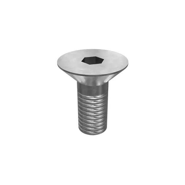 M8-1.25 x 20mm Countersunk Flat Head Internal Hex Vida