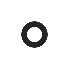 Caterpillar 34.92mm Split Tipo de borracha Grommet — vista de três quartos