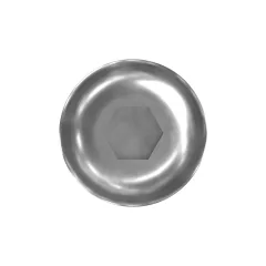 Caterpillar Nein. 10 (.190)"-32 x 1/2"gerundete Pan Head Interne Hex-Schraube — Dreiviertelansicht