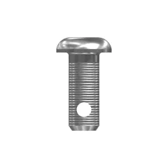 Caterpillar Nein. 10 (.190)"-32 x 1/2"gerundete Pan Head Interne Hex-Schraube — Dreiviertelansicht