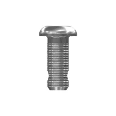 Caterpillar Nein. 10 (.190)"-32 x 1/2"gerundete Pan Head Interne Hex-Schraube — Dreiviertelansicht