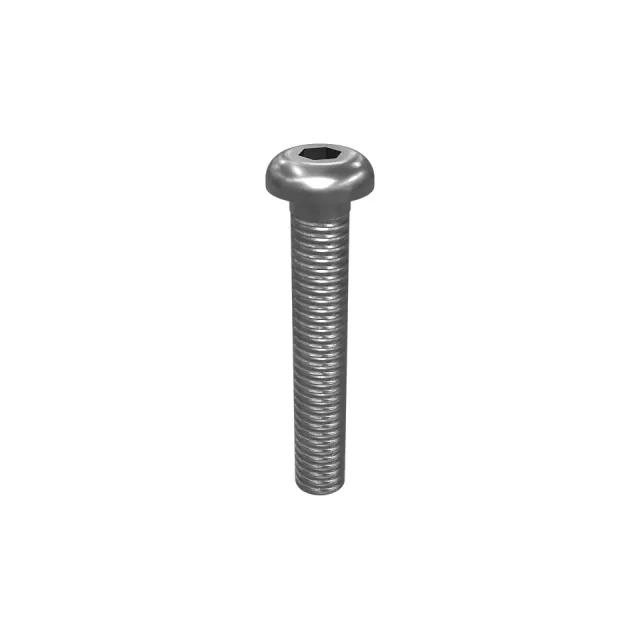 1/4"-20 x 1 1/2" Rounded Pan Head Internal Hex Vida