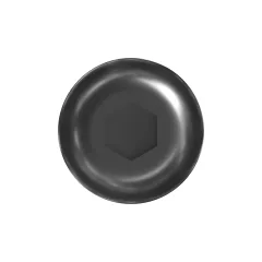 Caterpillar 1/4"-20 x 1 1/2" Rounded Pan Head Internal Hex Vida — açılı görünüm