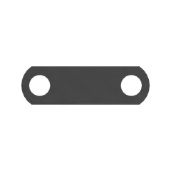 Caterpillar Two Hole Flat Steel Strip — Dreiviertelansicht