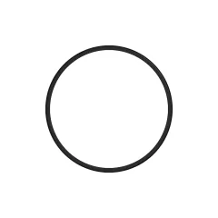 Caterpillar 152.19mm Outer Diameter External DICHTUNG RING — Dreiviertelansicht
