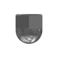 Caterpillar 3/8''-16 Hex Acorn Nut — açılı görünüm