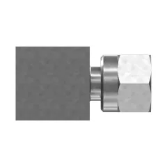 Caterpillar 7/8-14 X 3/4-16 Hex Head 90 Dereceler Elbow 37 Dereceleri Flared Adapt — açılı görünüm
