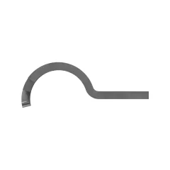 Caterpillar 5mm Thick Half Clamp — açılı görünüm