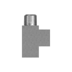 Caterpillar 56.90mm Long Tee Adapter — vista de três quartos