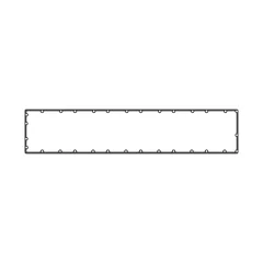 Caterpillar Camshaft Base Gasket — açılı görünüm