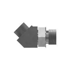Caterpillar 1-1/16-12 X 1-14 Hex Head 45 Degrees Elbow O-Ring Adaptör — açılı görünüm