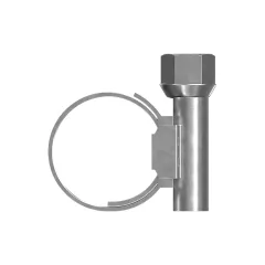 Caterpillar 18.80mm Internal Diameter Standard Hose Clamp — three-quarter view