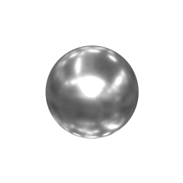 25.4mm Balle en acier à diamètre sphérique
