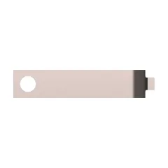 Caterpillar Clip de aço do diâmetro interno 31.75mm — vista de três quartos