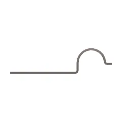 Caterpillar 31.75mm İç Sayfa Top Slot Clip — açılı görünüm