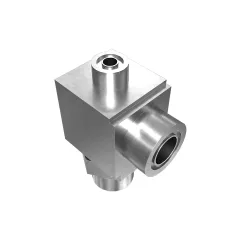 Caterpillar 34.93mm Hexagonal Akışkanlar Tee Adapting