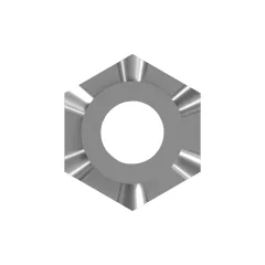 Caterpillar M10 x 1.5mm Hex Weld Nut — Dreiviertelansicht