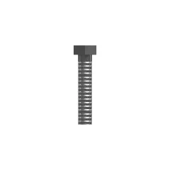 Caterpillar M8-1.25 x 40mm Hex Head Bolt — three-quarter view