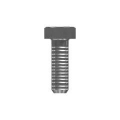 Caterpillar Nein. 8 (.164)''-32 x 1/2'' Hex Slotted Head Bolt — Dreiviertelansicht