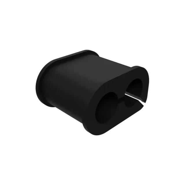 34mm Diamètre Deux trous Ovale caoutchouc Grommet