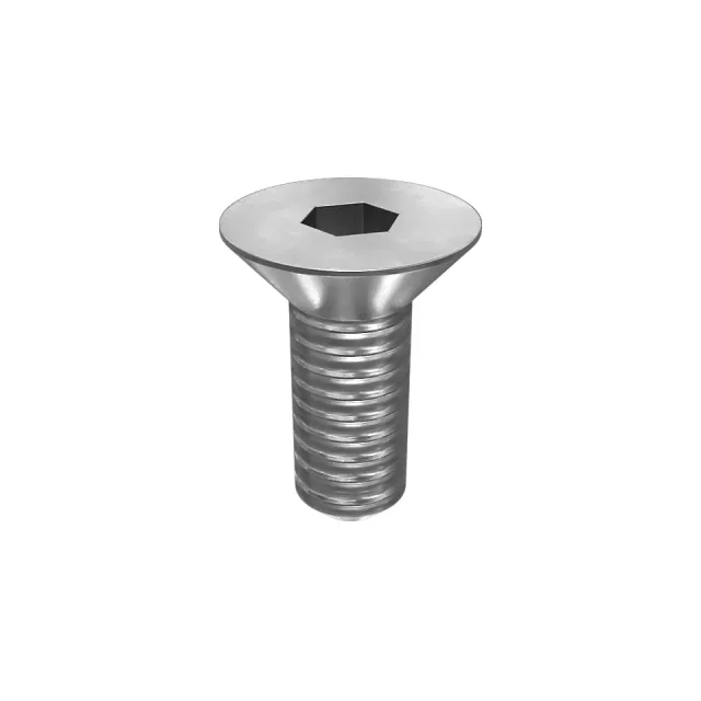 No. 10 (.190)"-24 x 1/2" Countersunk Flat Head Internal Hex Vida