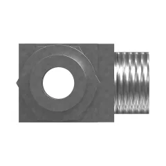 Caterpillar 1-1/16-12 Tee Adapter — Dreiviertelansicht