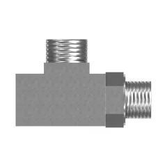 Caterpillar 1-1/16-12 Tee Adapter — Dreiviertelansicht