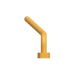 Caterpillar 34.8mm Innendurchmesser Hydrauliköl-Kühlerrohrbaugruppe — Dreiviertelansicht