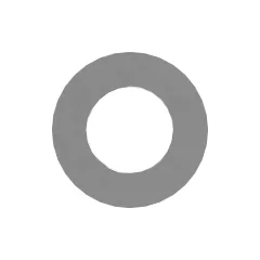 Caterpillar 22.2mm Long Hollow Spacer — vue de trois quarts
