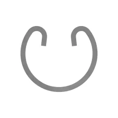 Caterpillar Pin Retainer Ring — açılı görünüm