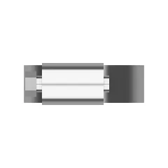 Caterpillar 42.90mm Abrazadera mínima de diámetro interno — vista en tres cuartos