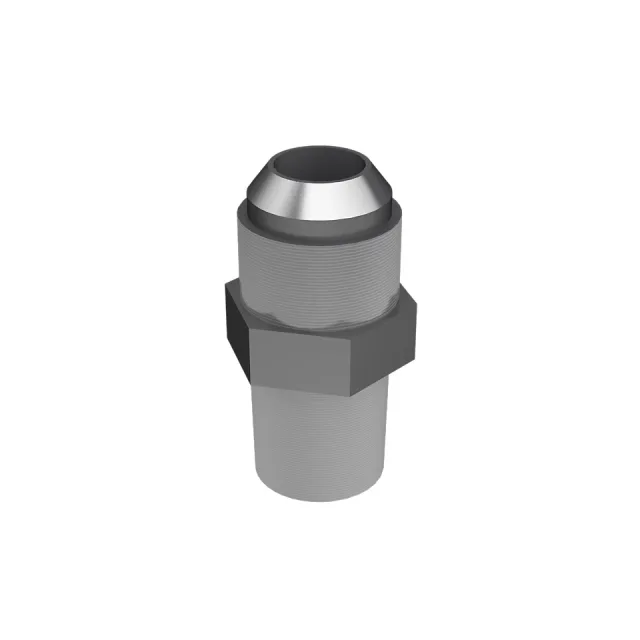 1/2-14 NPTF Hex Head Flared Adapt