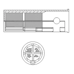 Caterpillar Fuel Tank Strainer — açılı görünüm