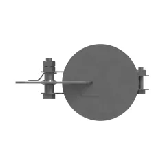 Caterpillar Exhaust Rain Cap — açılı görünüm